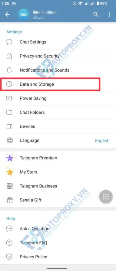 Hướng dẫn cấu hình proxy cho telegram